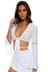 Luli Fama Luli Chic Bell Sleeve Crop Top
